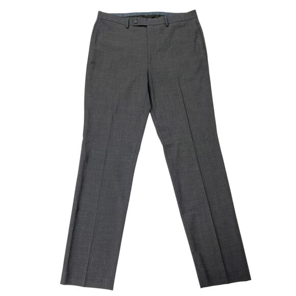 Lauren Ralph Lauren High Performance Wool Pants Mens 34x33 Gray Flat Front - Picture 1 of 11
